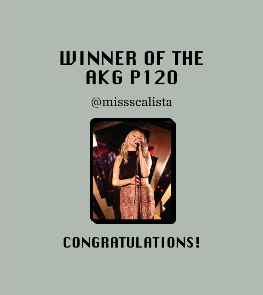 AKG P120 Giveaway Winner
